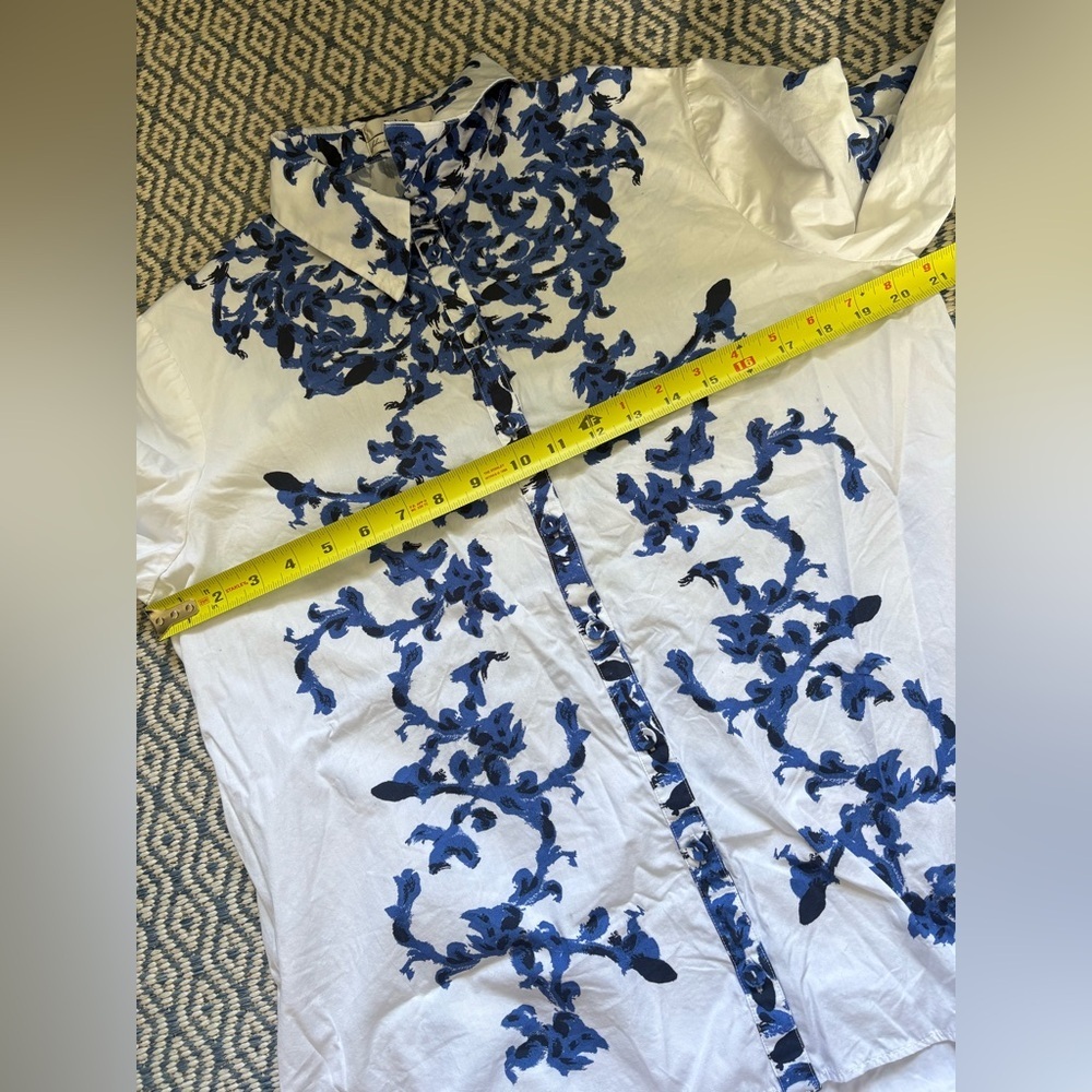 LIKE NEW ERDEM FLORAL BLOUSE - Picture 7 of 10